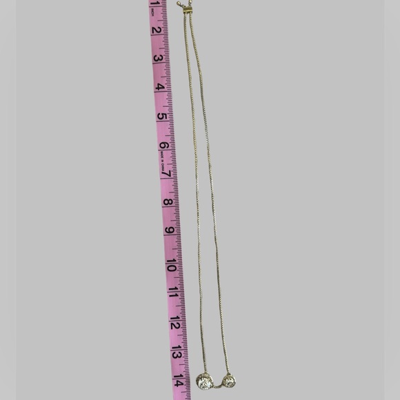 Sorrelli Dua Adjustable Choker Necklace Bright Gold Tone Finish with Crystal - Picture 5 of 5